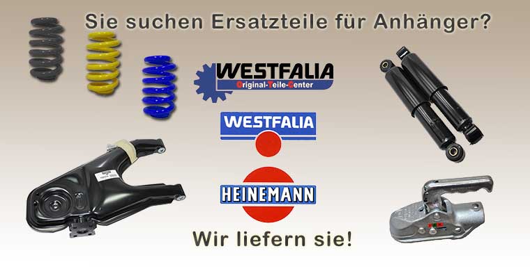 Westfalia Ersatzteile, Heinemann, AL-KO, KNOTT und Andere
